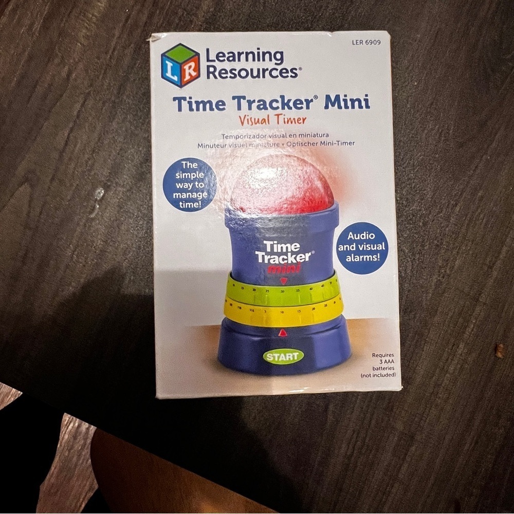 Learning Resources Time Tracker Mini Visual Timer, Classroom Timer, Hand Washing